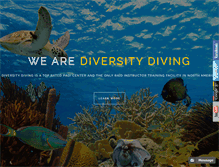 Tablet Screenshot of diversitydiving.com